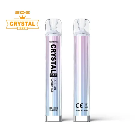 SKE Crystal Bar 600 - PreFilled POD Kit - Strawberry Ice Cream 2% Or 20mg Nic