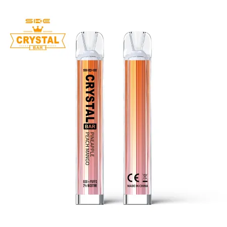 SKE Crystal Bar 600 - PreFilled POD Kit - Pineapple Peach Mango 2% Or 20mg Nic