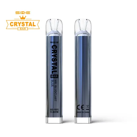 SKE Crystal Bar 600 - PreFilled POD Kit - Blue Fusion 2% Or 20mg Nic