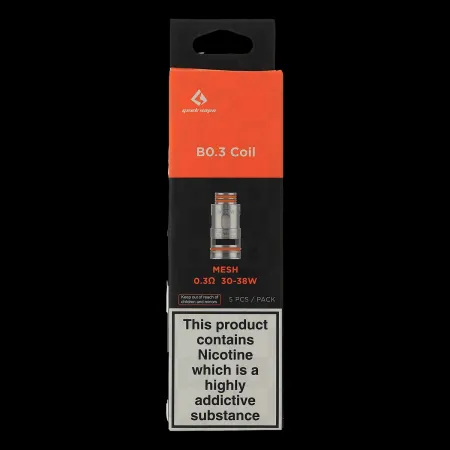 GEEKVAPE AEGIS BOOST (B SERIES) 0.3 OHM 30-38W COILS (5 PACK)