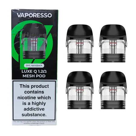 VAPORESSO LUXE Q 0.8ohm MESH PODS (4-PACK)