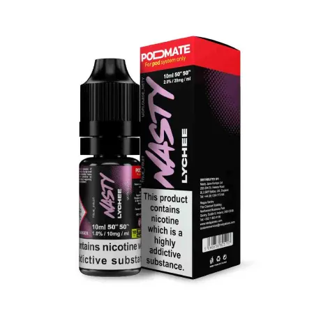 Nasty Juice PodMate Lychee Salts E Liquid 10ml-10mg