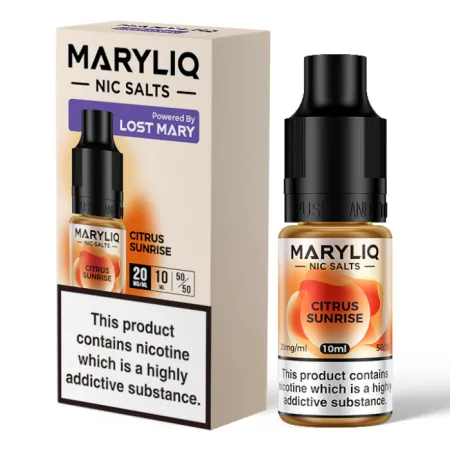 MARYLIQ Nic Salts - Citrus Sunrise - 10ml - 20mg