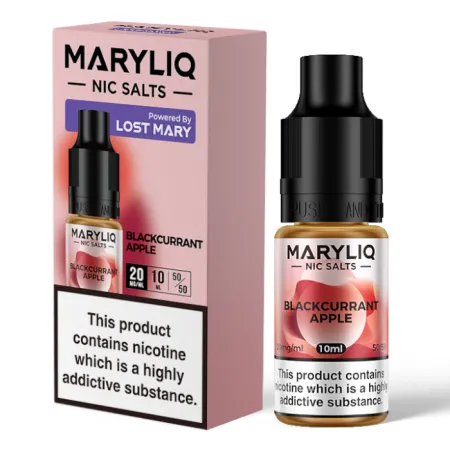 MARYLIQ Nic Salts - Blackcurrant Apple - 10ml - 20mg