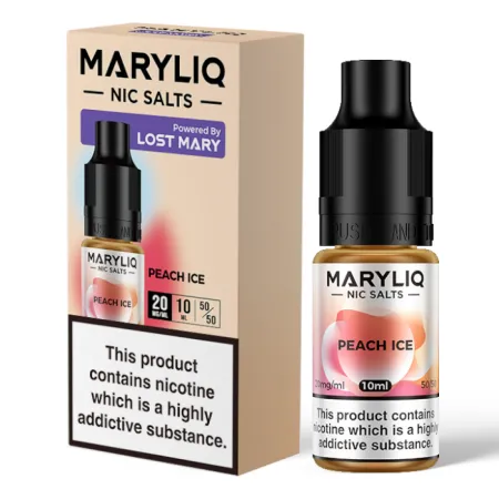 MARYLIQ Nic Salts - Peach Ice - 10ml - 20mg