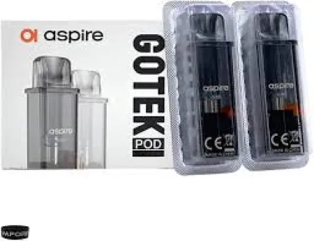 Aspire GoTek - Pod 2ml - Pod & Coil (2 Pack) 0.8 ohms